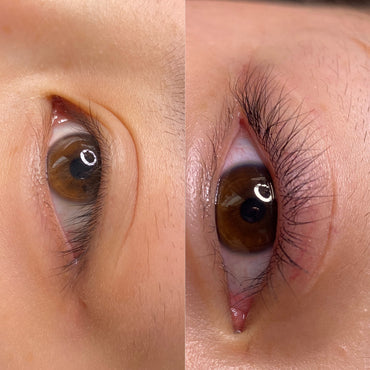 Lash lift and tint