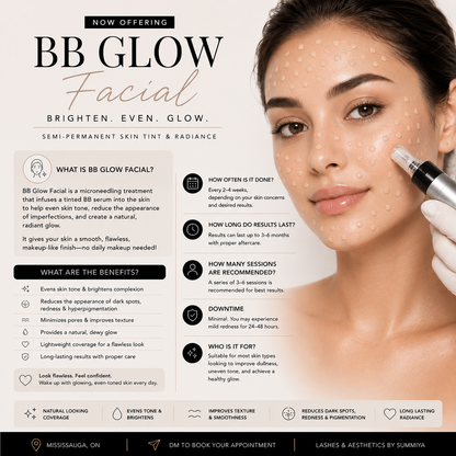 BB Glow Treatment with LED light therapy